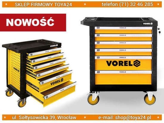SZAFKA SERWISOWA 6 SZUFLAD VOREL 58539 58539 