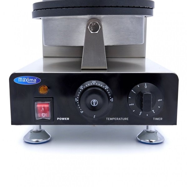 Gofrownica do rożków kształt rożku  21cm 1000W MAXIMA 09374245 09374245