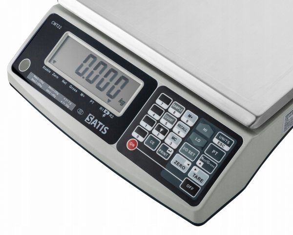 Waga licząca sklepowa z legalizacją 6kg / 3kg dwuzakresowa 2g / 1g RS232 SATIS CWT2236kgRS 5905317012096