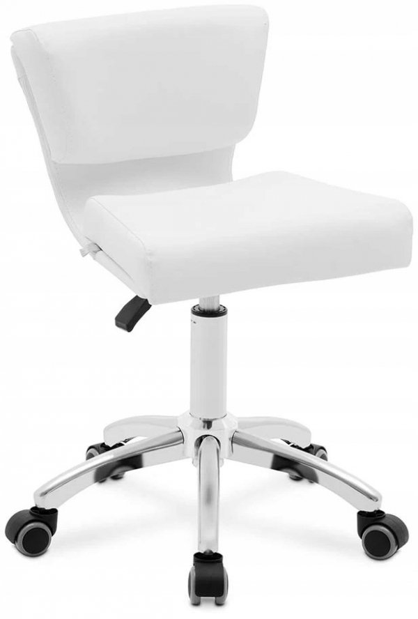 Krzesło kosmetyczne - 47 - 61 cm - 150 kg - białe Physa 10040648 HORW WHITE