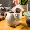 Kubek Kocurek 500 ml z kieszonką na torebkę od herbaty 