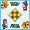 Super Mario - Gra planszowa Warcaby oraz kółko i krzyżyk
