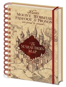 Harry Potter - Zeszyt A5 Mapa Huncwotów