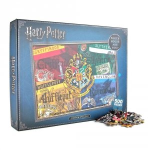 Harry Potter - Puzzle domy Hogwart