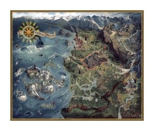 Wiedźmin - Puzzle 1000 el. Królestwa Północy