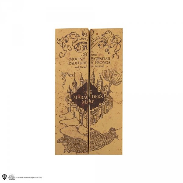 Harry Potter - Zeszyt A5 Mapa Huncwotów z małą mapą mini replika