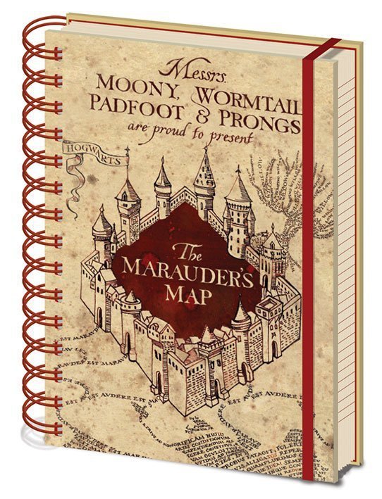 zeszyt mapa huncwotów harry potter