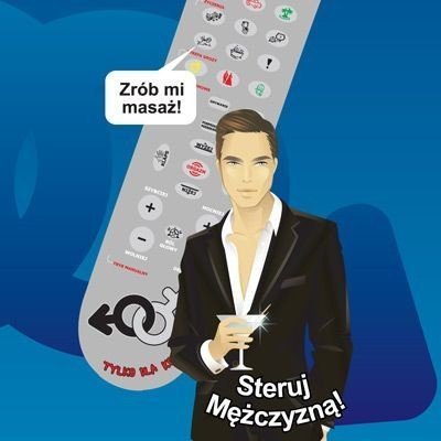Gadający pilot - steruj mężczyzną