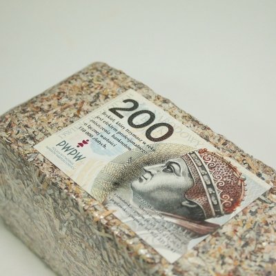 Brykiet 200 zł - podaruj 150.000 zł !!!