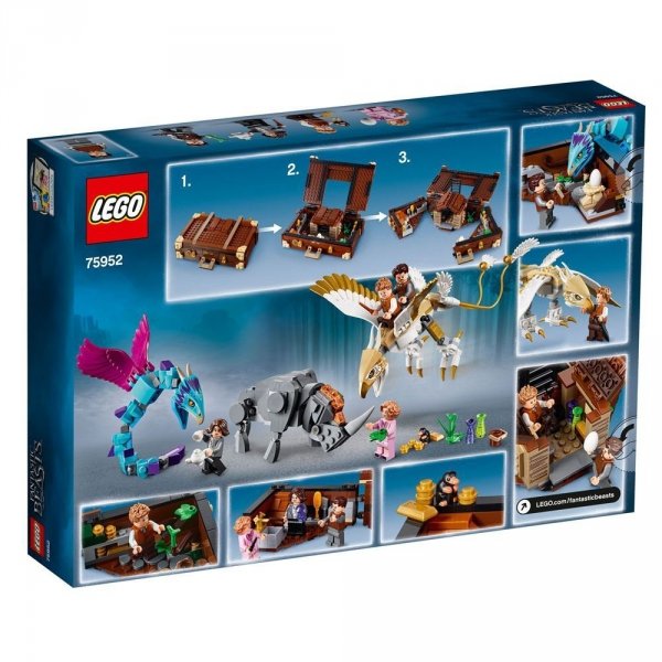 Fantastyczne zwierzęta - Lego 75952 Walizka Newta z magicznymi stworzeniami 