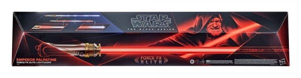 Star Wars Miecz świetlny Emperor Palpatine - Black Series Replika 1:1 Force FX Lightsaber Elite