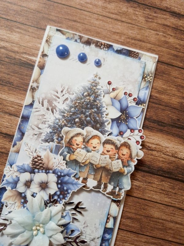 Kartka świąteczna z dziećmi #1