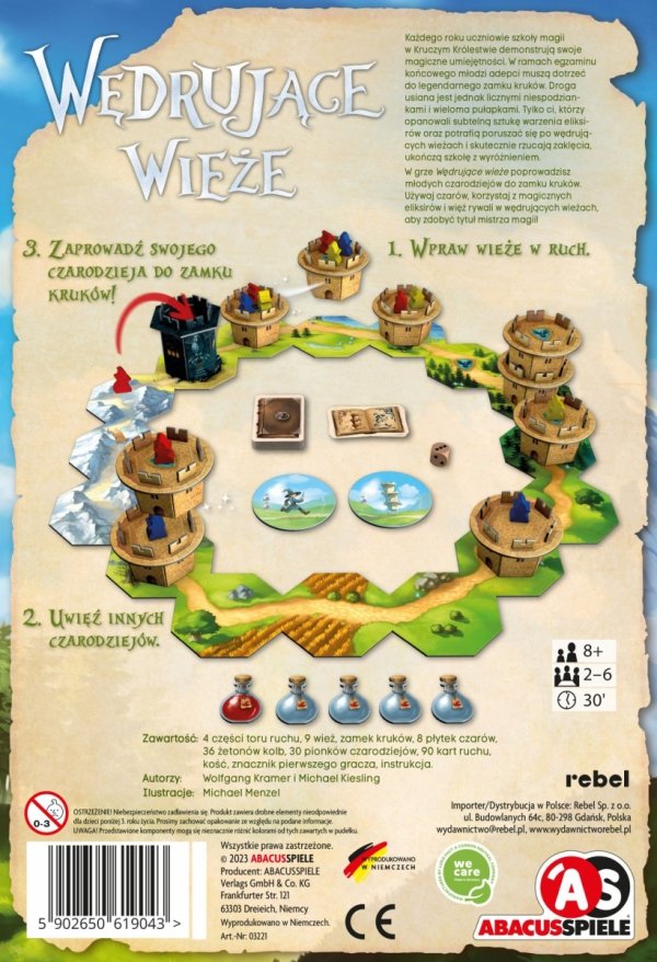 Wędrujące wieże - gra planszowa