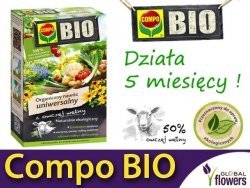 Ekologiczny Organiczny Nawóz z owczej wełny Uniwersalny COMPO BIO 2 kg