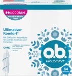 OB Pro Comfot Mini 64 szt Tampony z Niemiec