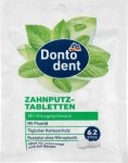 DontoDent Tabletki Do Mycia Zębów Miętowe 62 szt Idealne Podróży