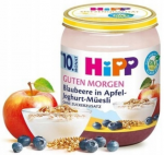 HIPP BIO Zbożowe Śniadanie Musli Jagoda Jogurt 10m