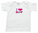 I LOVE HIPP Bawełniana koszulka dla dziewczynki