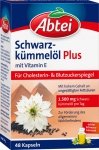 Abtei Kapsułki Ol. Czarnuszki Wit. E Odporność 1500mg Skóra Serce 48szt