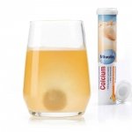 Mivolis Tabletki Musujące Wapń 400mg 20szt Pomarańcza z Niemiec
