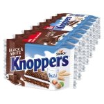 Knoppers Black White ciasteczka Ciemna Czekolada 8 szt z Niemiec