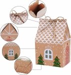 Kartonowe Pudełko na Cukierki Prezent Domek 10,5x7x5 cm