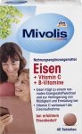 Mivolis Żelazo + Witamina C + Witaminy z grupy B, Tabletki, 40 szt., 25 g