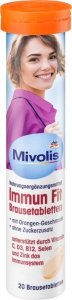 Mivolis Tabletki Musujące Odpornościowe Wit.C D3 B12 Selen 20 szt Na odporność 80g