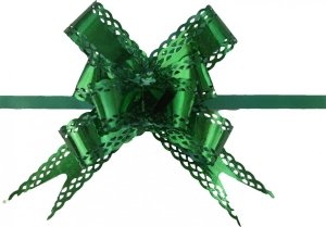 Kokarda Wstążka Prezentowa Zielona Pakowania Prezentów Ozdabiania 7x10x3