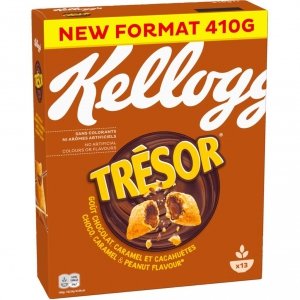 Kellogg's Tresor Poduszeczki Płatki Karmel Choko 410g