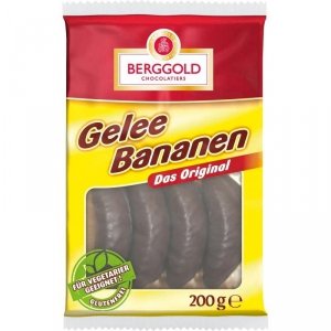 Berggold Galaretka Bananowa Ciemna Czekolada 200g
