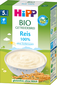 Hipp Bio B/mleczna Kaszka Płatki Ryżowe B/Glutenu 4m