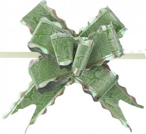 Kokarda Wstążka Prezentowa Szmaragdowa Pakowania Prezentów 10x12x5