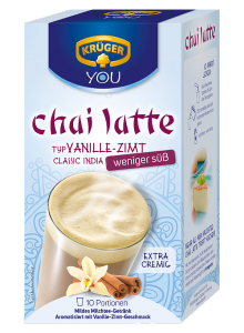 Kruger Chai Latte Wanille Zimt bez cukru 140g