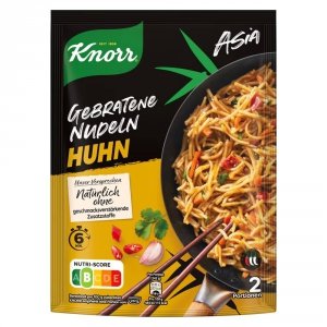 Knorr Asia Smażony Makaron Smażony Patelni z Kurczakiem 2porcje Niemcy