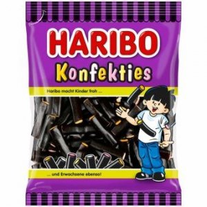 Haribo Konfekties żelki Lukrecja Kokos Cytryna Malina 160g z Niemiec