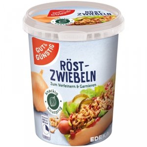 GG Chrupiąca Prażona Cebulka Hamburgerów Hot Dog Sałatek 150g