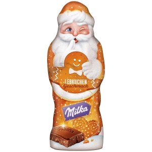 Milka Mikołaj z Mlecznej Czekolady z Kawałkami Piernika 100g