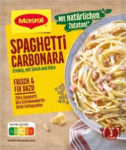Maggi Fix Spaghetti Carbonara Kremowy Sos Boczek Ser 35g 3 porcji