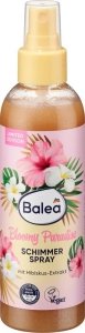 Balea Spray do ciała z brokatem Schimmer Spray z Hibiskusem wegański