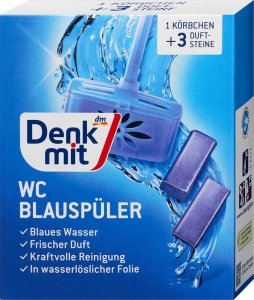 DenkMit Zawieszka i 3 Wkłady do WC Barwiące Wodę Niemieckie