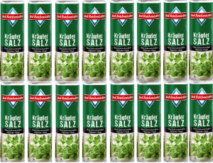 Bad Reichenhaller Sól Ziołowa Mieszanka Przypraw I Ziół Zestaw 16x 90g Niemcy