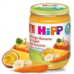 HIPP BIO Deserek Mango Banan Jabłko Marchewka 190g 6m