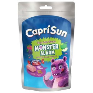 Capri-Sun Żelki Rozpuszczalne Cukierki Kwaśne Owocowe Monster Alarm 147g Niemcy