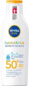 Nivea Mleczko Sensitiv Dzieci Opalania Słońce 50+ z Niemiec 200ml