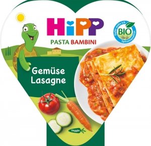 Hipp Bio Warzywna Lasagne na tacce Sos Śmietanowy 12m 250g