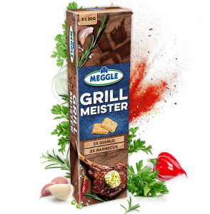 Meggle Grill Meister Diablo Barbecue Masło Ziołowe 5x20g