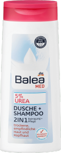 Balea MED 2w1 Żel pod Prysznic Szampon z Mocznikiem 300ml