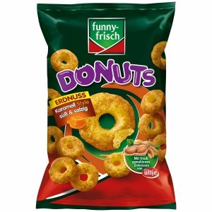 Funny Frisch Donuts Chipsy Chrupki Karmelowo Orzechowe 110g