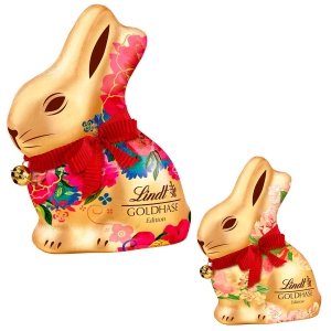 Lindt Kwiatowy Zajączek Wielkanoc Czekolada 100g